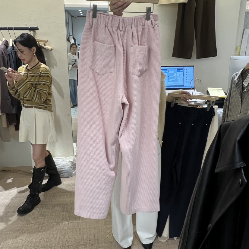 W AND J韓國直郵㊣女裝新款熱賣推薦休閑25秋冬職業休閑褲W AND J休閑褲
