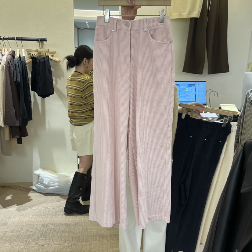 W AND J韓國直郵㊣女裝新款熱賣推薦休閑25秋冬職業休閑褲W AND J休閑褲