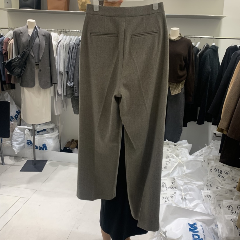 WOOD SAGE東大門㊣實拍女士新品人氣25秋冬職業推薦休閑褲WOOD SAGE休閑褲