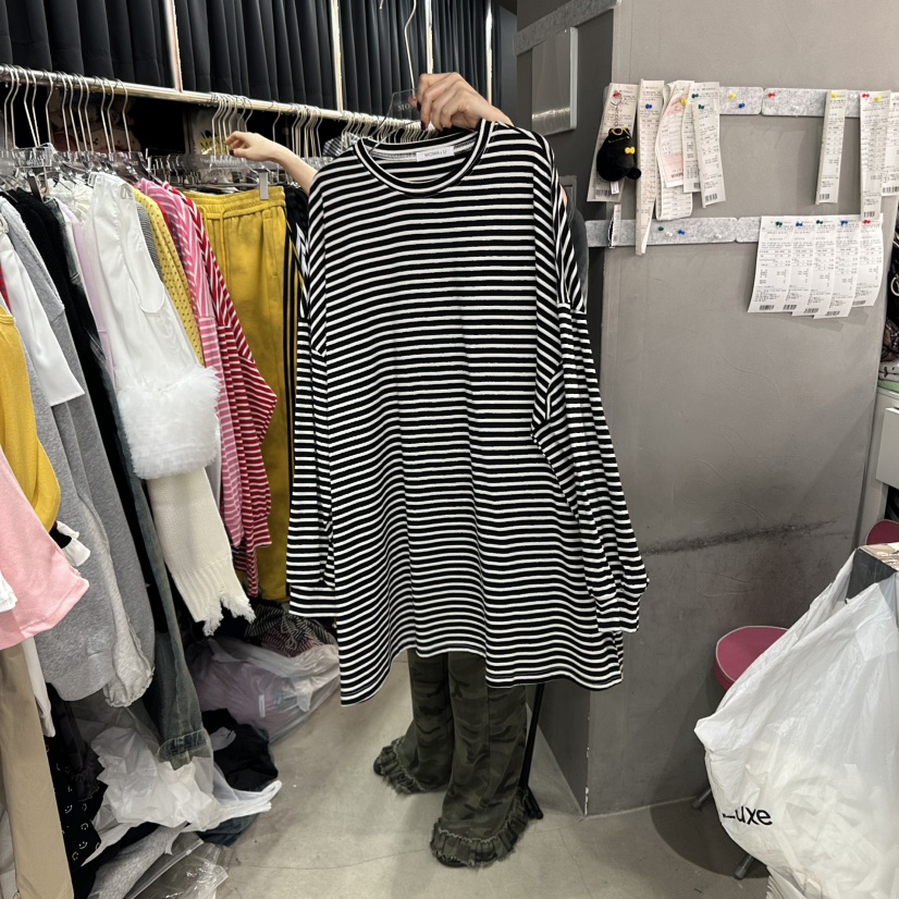 MOMAZU東大門㊣實拍女裝新品真品時尚25秋冬休閑熱賣長袖T恤MOMAZU長袖T恤圖色4