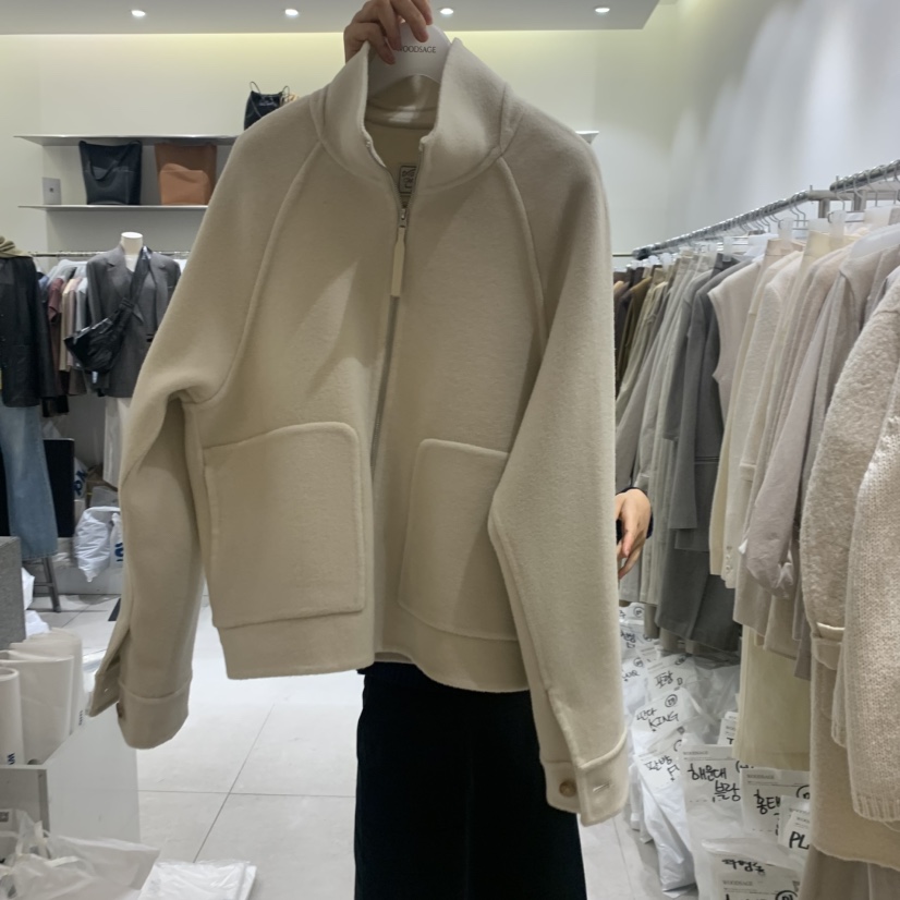 WOOD SAGE韓國直郵㊣女士新款時尚推薦休閑職業真品25秋冬夾克WOOD SAGE夾克