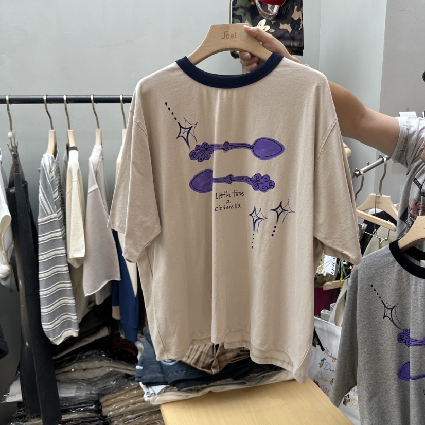 STICK WITH東大門㊣實拍女士新品推薦時尚人氣真品25秋冬T恤STICK WITHT恤圖色3