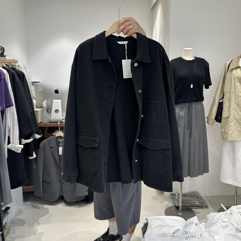 IRVINE東大門㊣代購女裝新品時尚人氣25秋冬休閑真品職業夾克IRVINE夾克圖色2