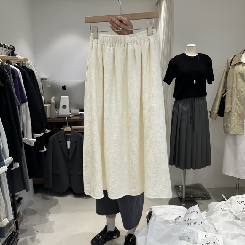 IRVINE東大門㊣代購女士新品25秋冬真品人氣熱賣時尚休閑長裙IRVINE長裙
