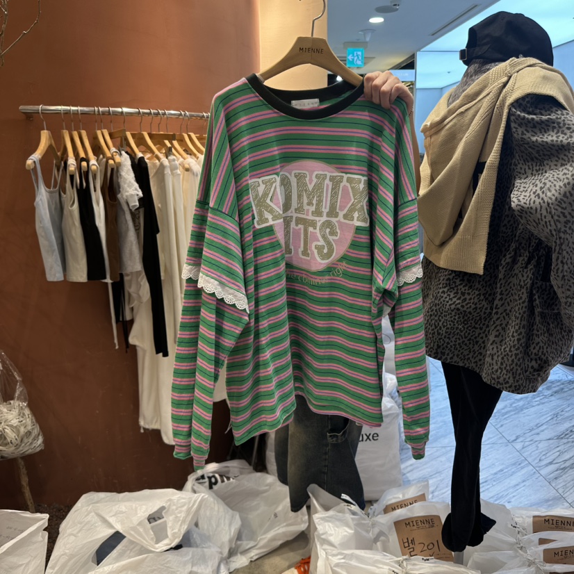 MIENNE東大門㊣代購女裝新品人氣休閑推薦時尚職業衛衣假兩件MIENNE衛衣圖色3
