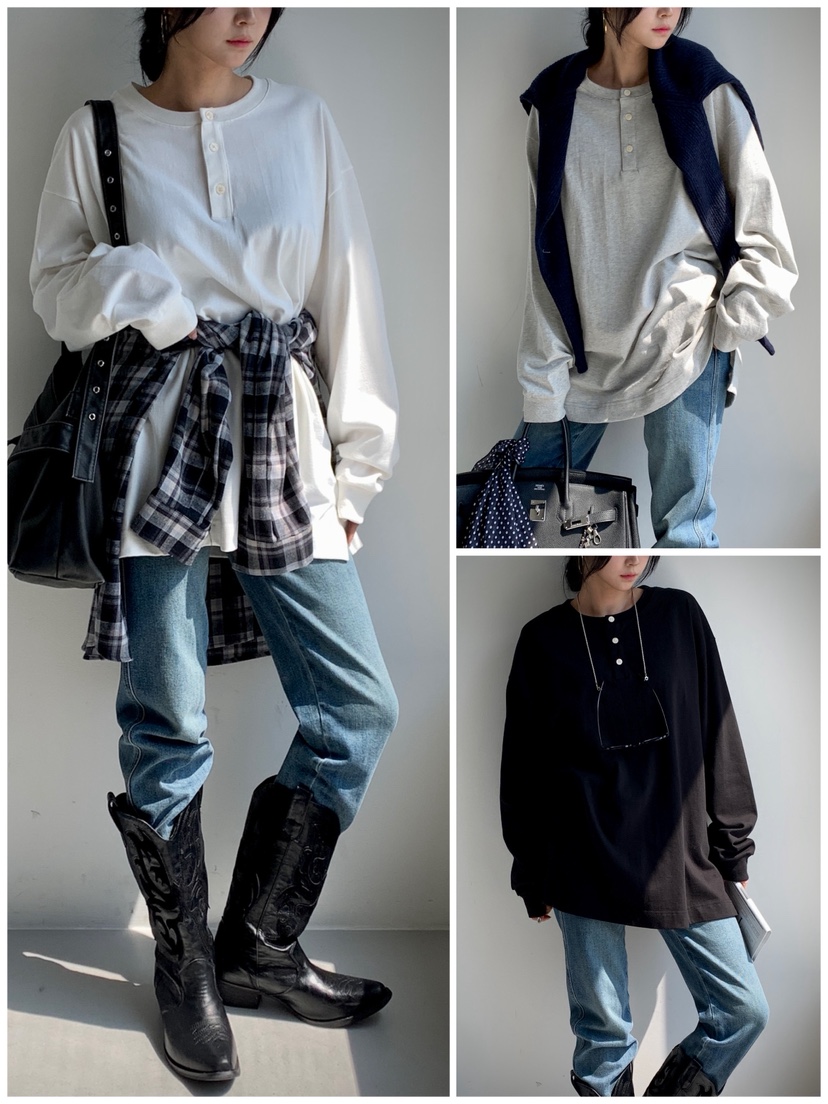 DAVICHI東大門㊣實拍女裝新品職業休閑熱賣時尚25秋冬長袖T恤DAVICHI長袖T恤