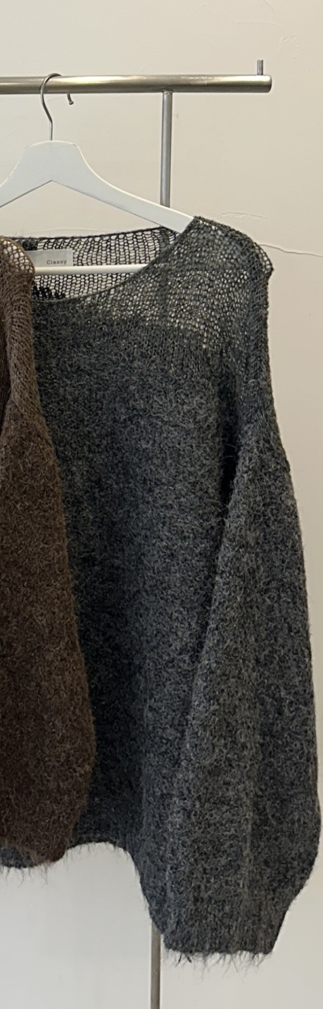 CLASSY-O東大門㊣直郵女裝新品25秋冬休閑職業針織衫羊毛透視CLASSY-O針織衫