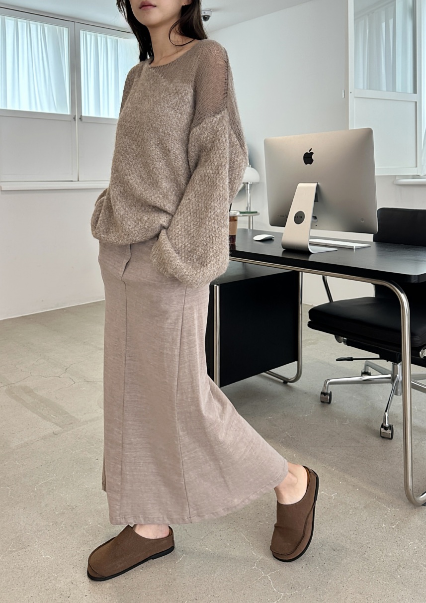 CLASSY-O東大門㊣直郵女裝新品25秋冬休閑職業針織衫羊毛透視CLASSY-O針織衫