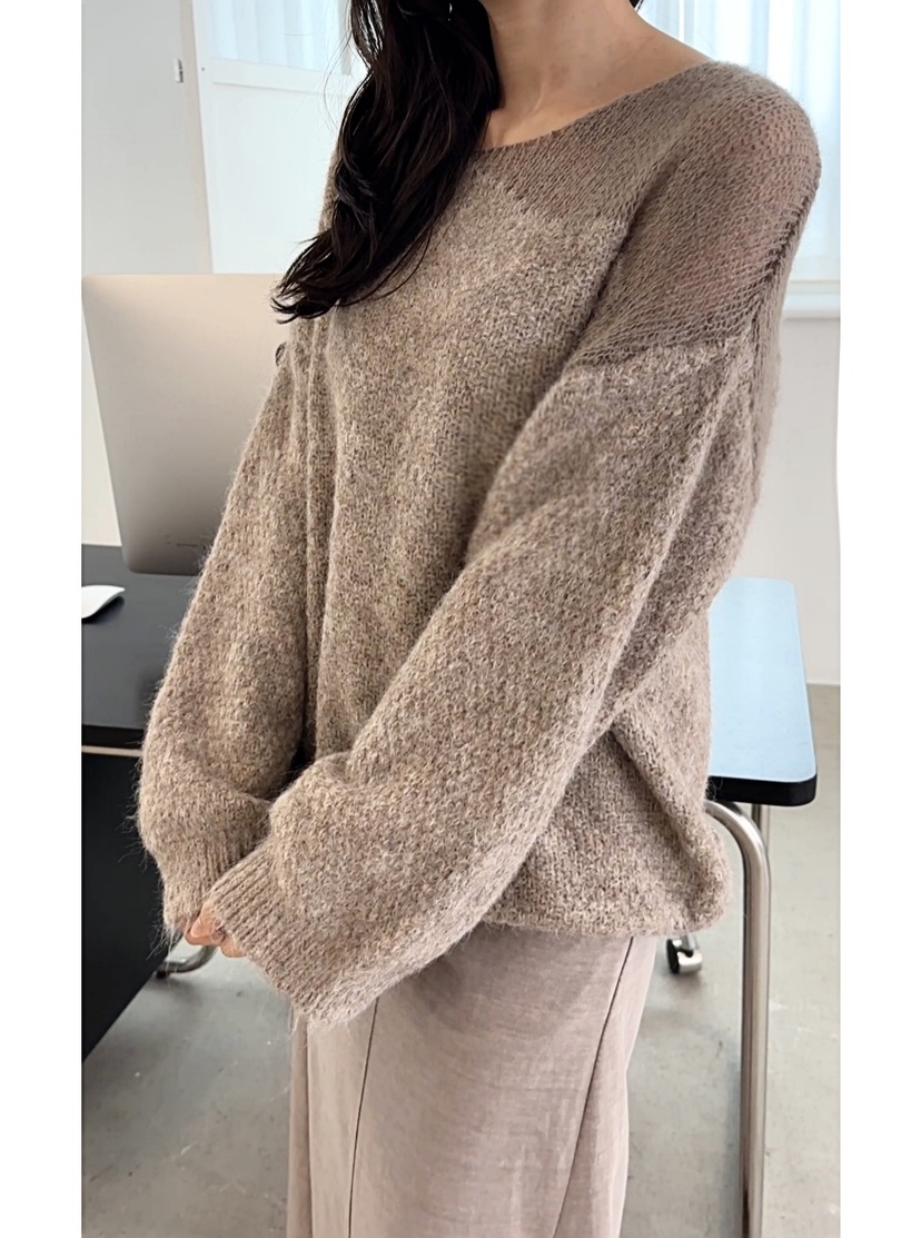 CLASSY-O東大門㊣直郵女裝新品25秋冬休閑職業針織衫羊毛透視CLASSY-O針織衫