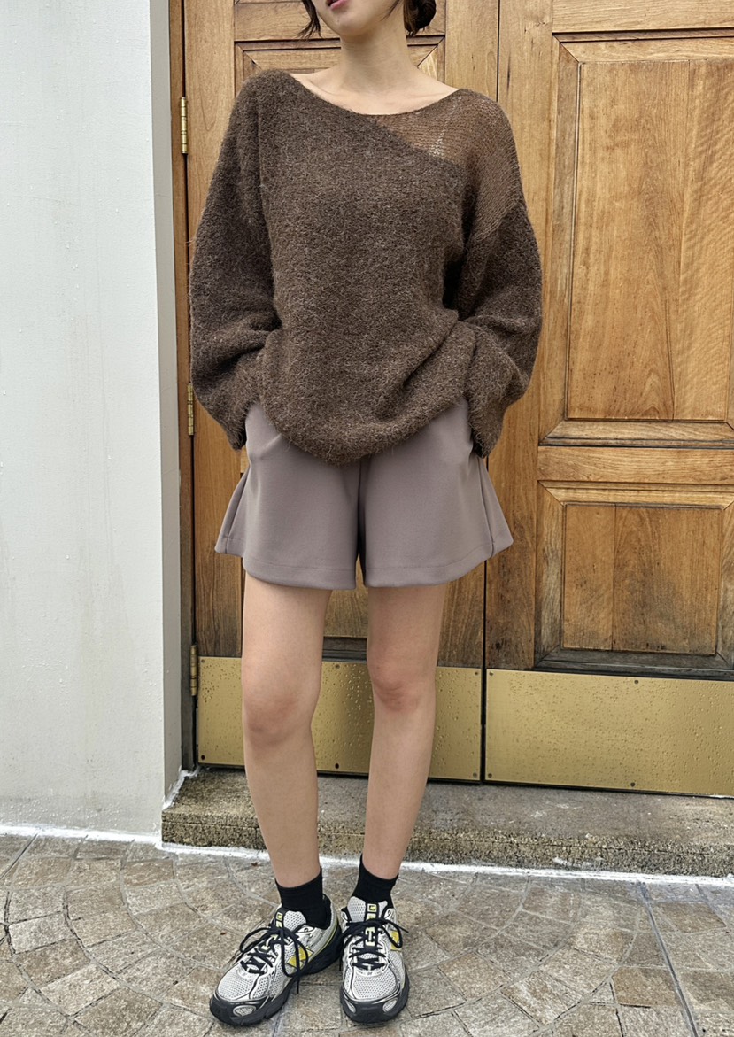 CLASSY-O東大門㊣直郵女裝新品25秋冬休閑職業針織衫羊毛透視CLASSY-O針織衫