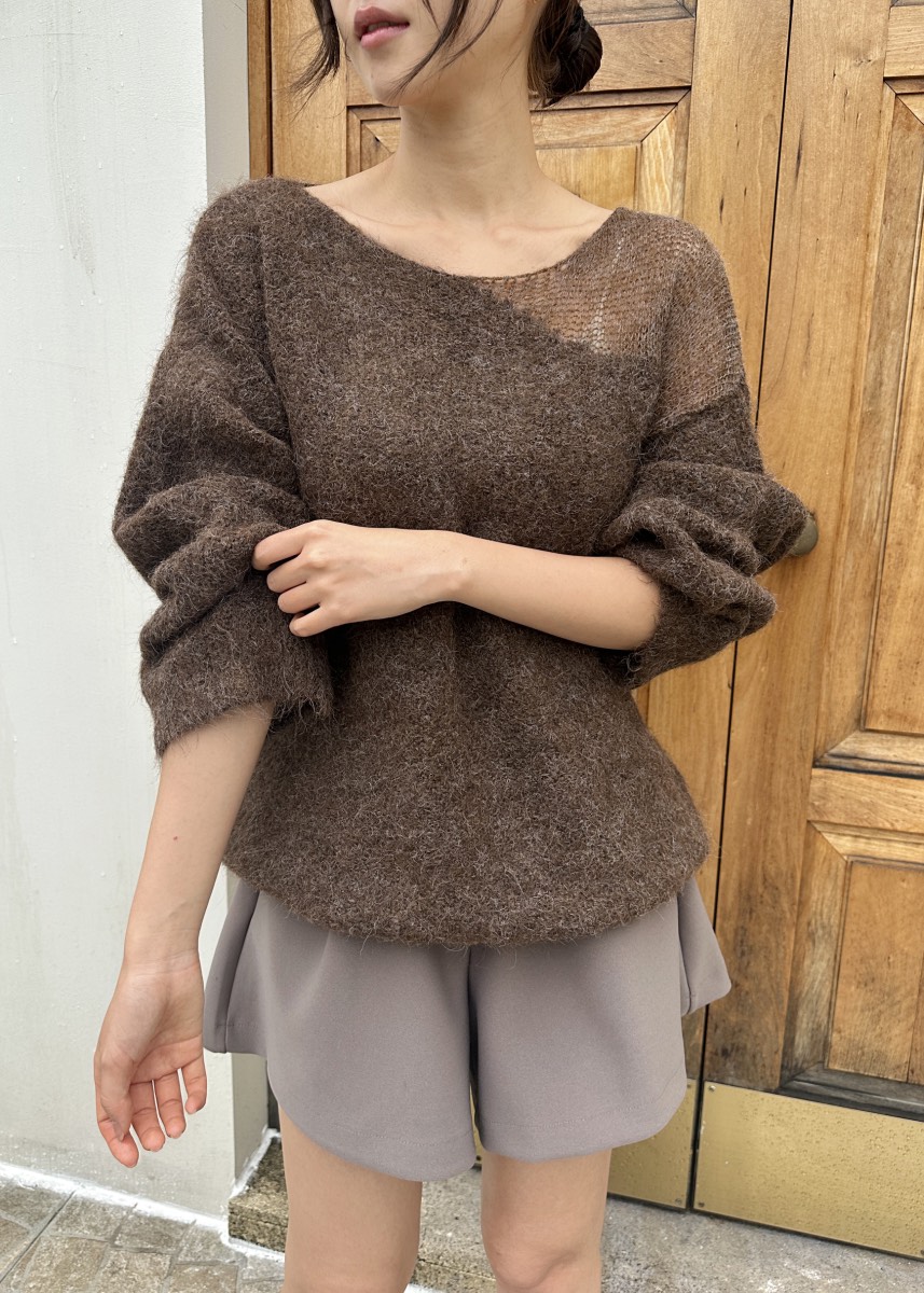 CLASSY-O東大門㊣直郵女裝新品25秋冬休閑職業針織衫羊毛透視CLASSY-O針織衫