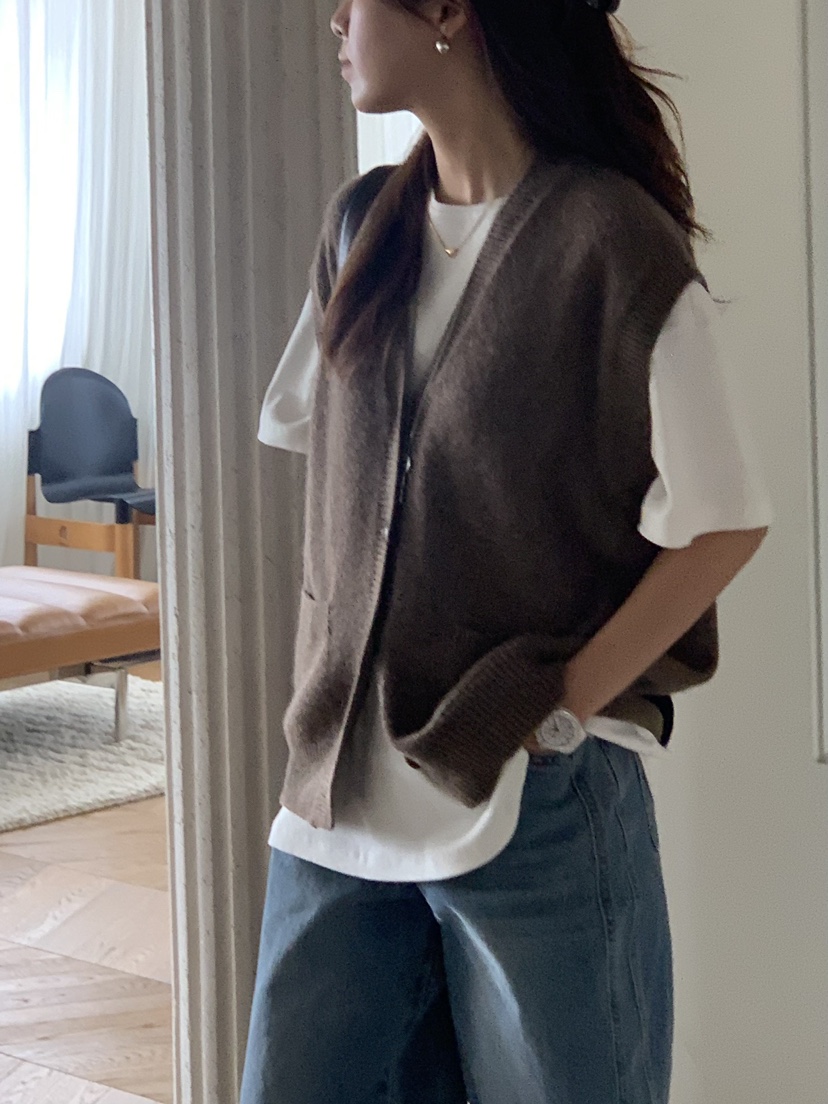 BAKING POWDER韓國代購㊣女士新品人氣真品職業25秋冬馬甲BAKING POWDER馬甲