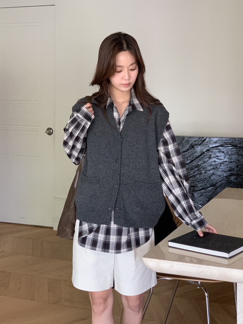 BAKING POWDER韓國代購㊣女士新品人氣真品職業25秋冬馬甲BAKING POWDER馬甲