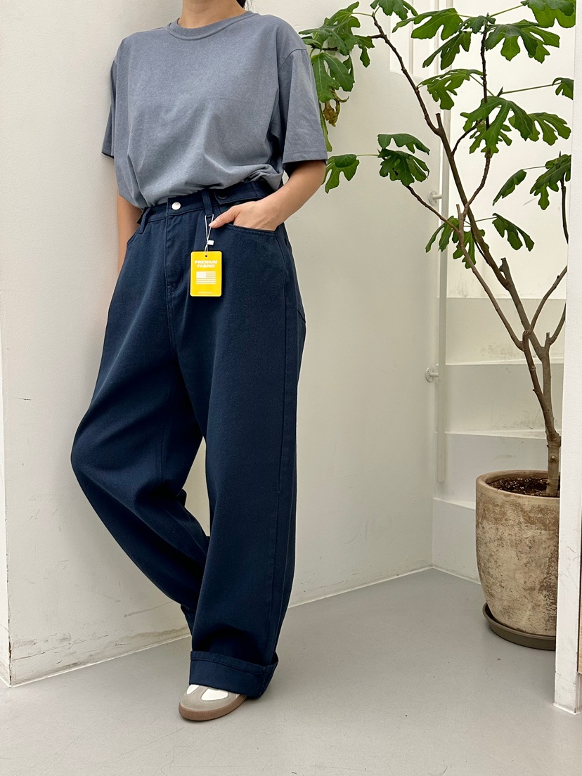BUT韓國直郵㊣女裝新款職業熱賣推薦休閑真品人氣時尚牛仔褲button牛仔褲