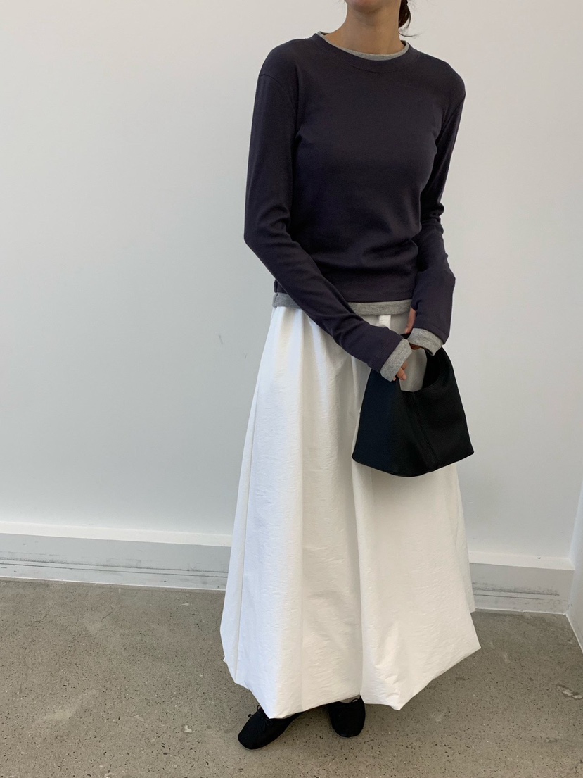 COBALT BLUE東大門㊣直郵女士新品真品25秋冬長袖T恤假兩件COBALT BLUE長袖T恤