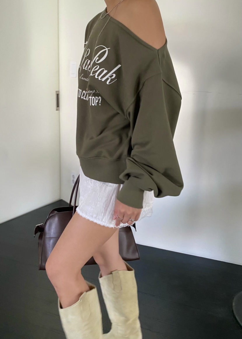 OUPPT韓國代購㊣女裝新款職業時尚人氣熱賣推薦25秋冬休閑衛衣OUPPT衛衣