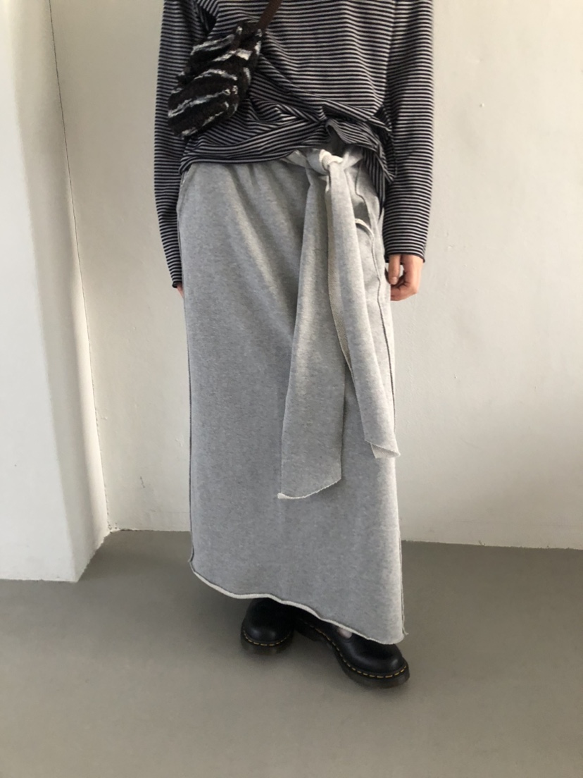 FLASH東大門㊣代購女士新款時尚真品25秋冬人氣休閑長裙腰帶FLASH長裙
