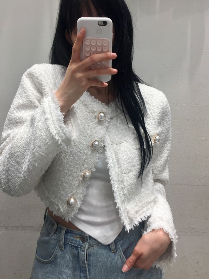 mars韓國代購㊣女士新款時尚推薦休閑職業真品熱賣夾克花呢mars夾克圖色3
