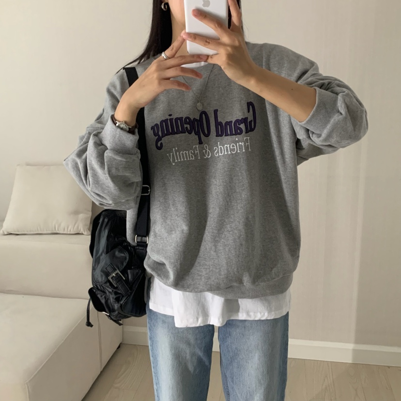HELLO JINI東大門㊣代購女士新品真品25秋冬職業休閑時尚衛衣HELLO JINI衛衣
