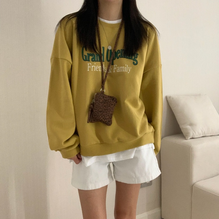 HELLO JINI東大門㊣代購女士新品真品25秋冬職業休閑時尚衛衣HELLO JINI衛衣