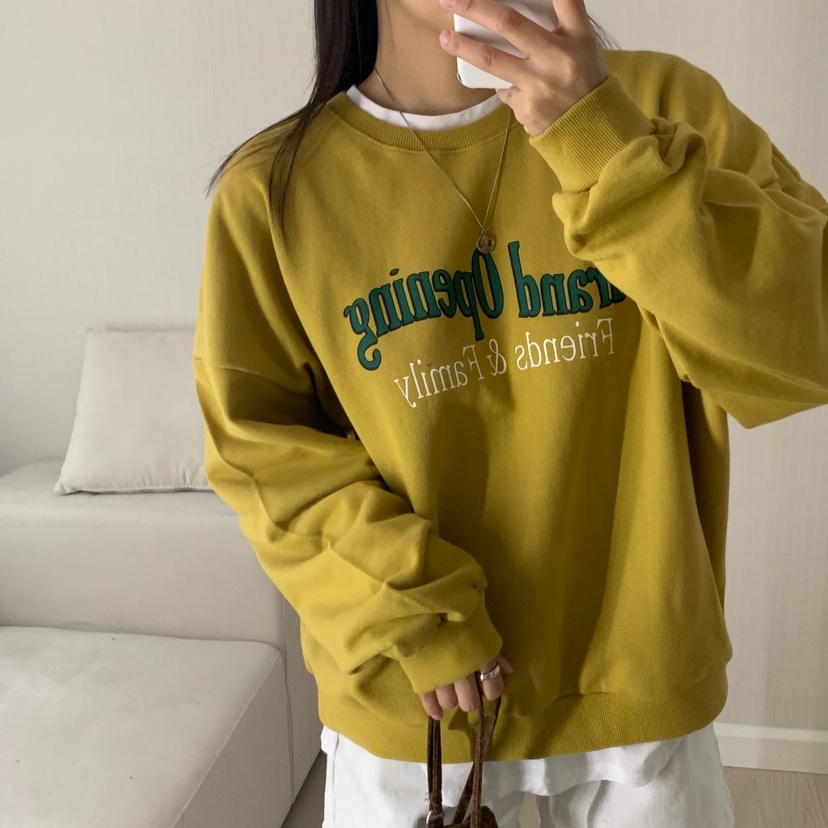 HELLO JINI東大門㊣代購女士新品真品25秋冬職業休閑時尚衛衣HELLO JINI衛衣