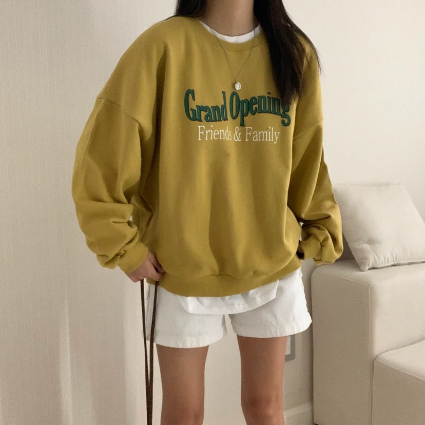 HELLO JINI東大門㊣代購女士新品真品25秋冬職業休閑時尚衛衣HELLO JINI衛衣