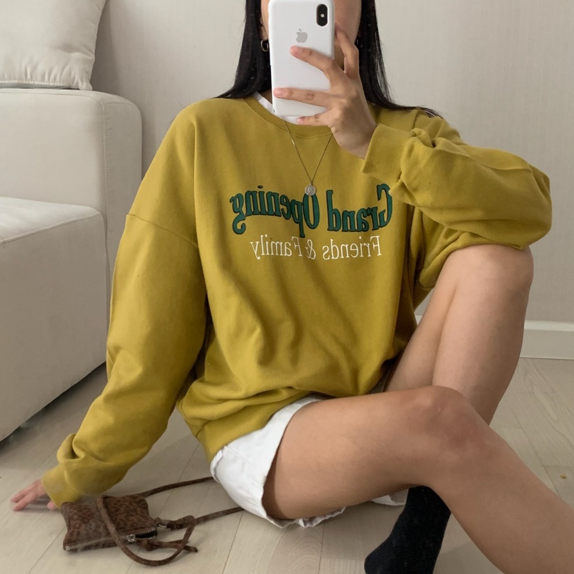 HELLO JINI東大門㊣代購女士新品真品25秋冬職業休閑時尚衛衣HELLO JINI衛衣