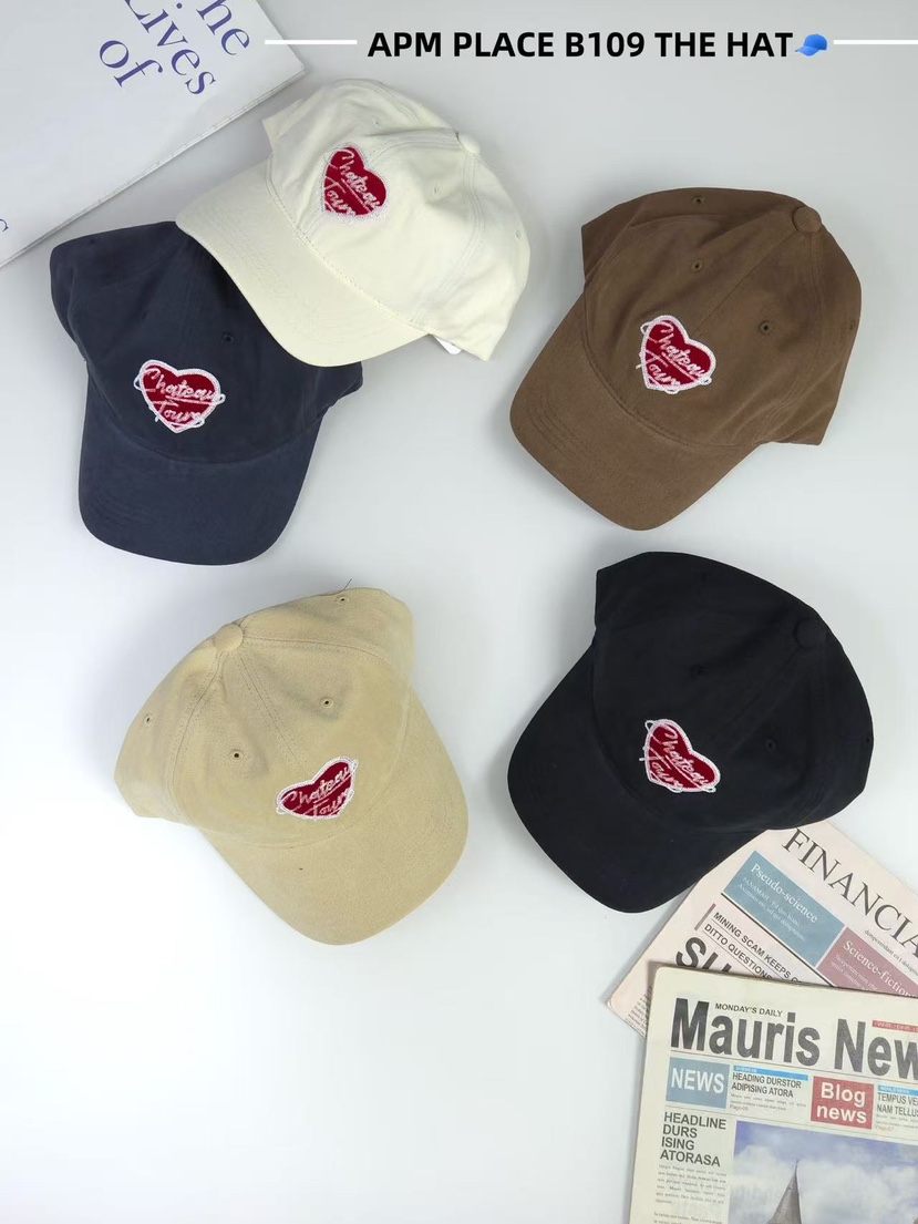 THE HAT-P東大門㊣代購女裝新款推薦熱賣休閑時尚帽子刺繡THE HAT帽子