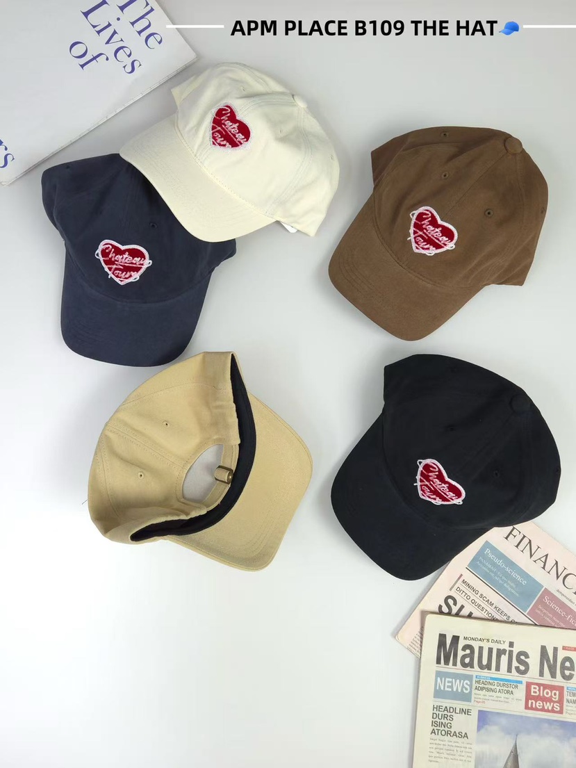 THE HAT-P東大門㊣代購女裝新款推薦熱賣休閑時尚帽子刺繡THE HAT帽子
