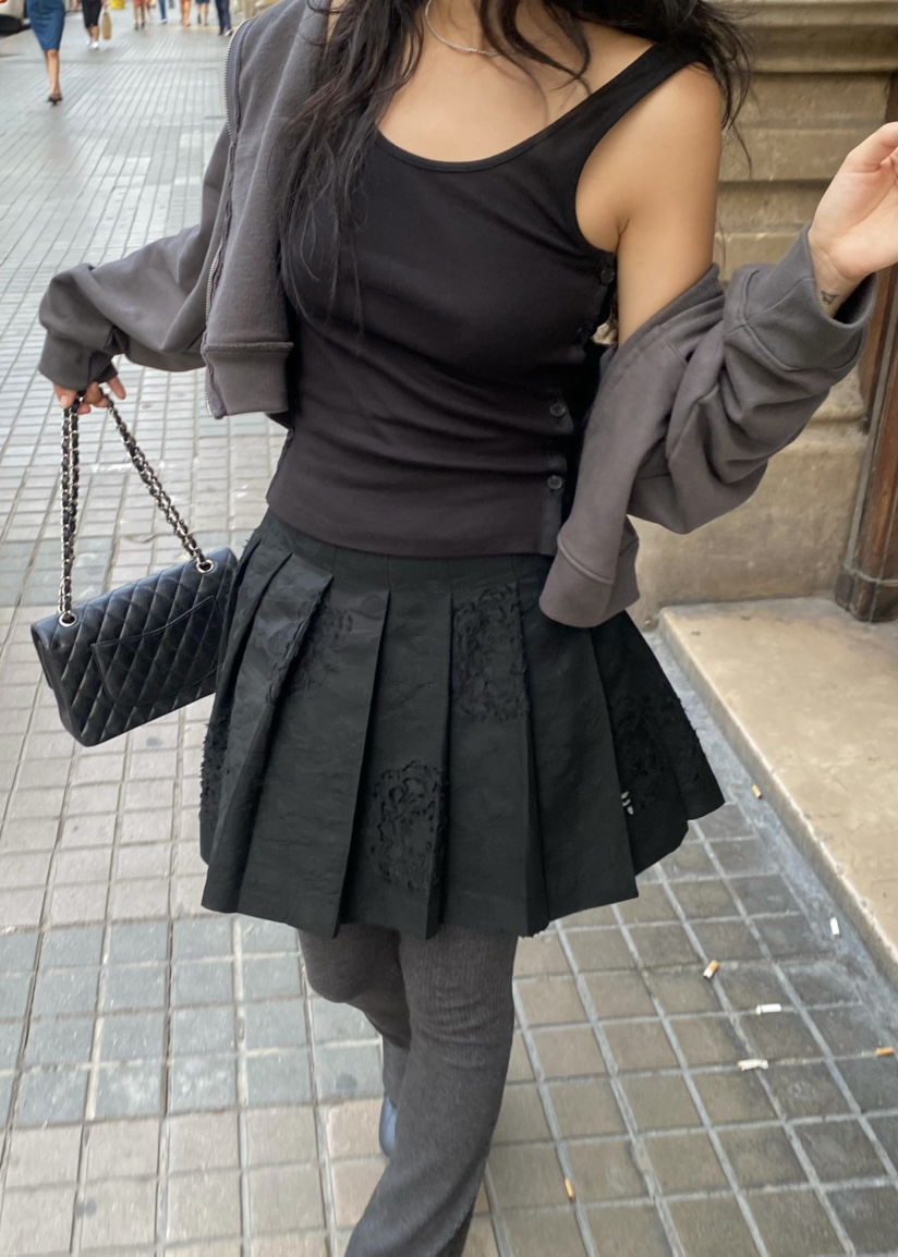OUPPT韓國直郵㊣女裝新品時尚25秋冬職業休閑推薦人氣吊帶背心OUPPT吊帶/背心圖色2