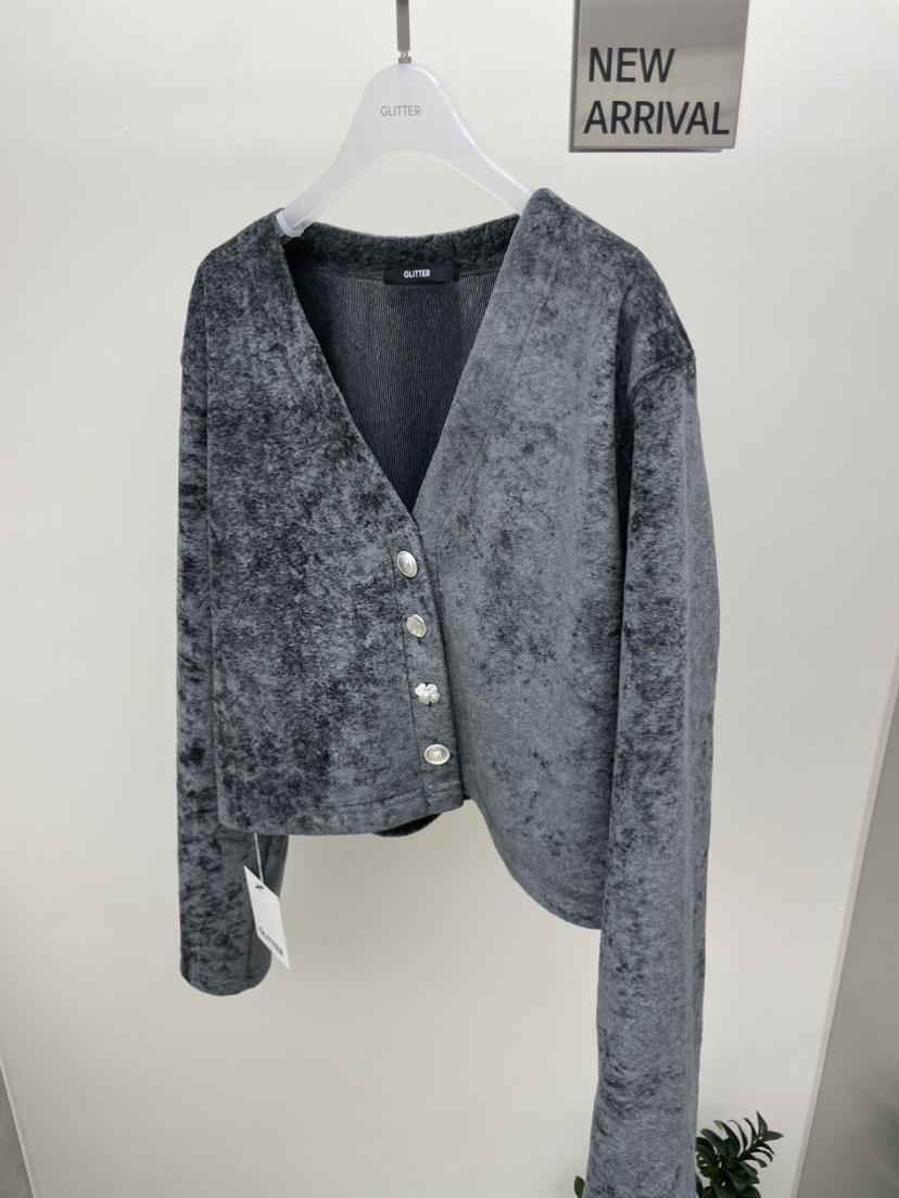 GLITTER東大門㊣代購女裝新品25秋冬休閑時尚職業熱賣人氣夾克GLITTER夾克圖色2