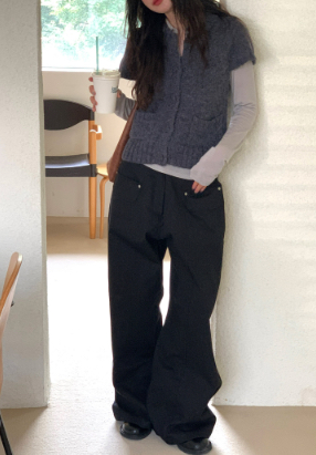 FLASH東大門㊣代購女裝新品熱賣25秋冬推薦職業人氣休閑針織衫FLASH針織衫