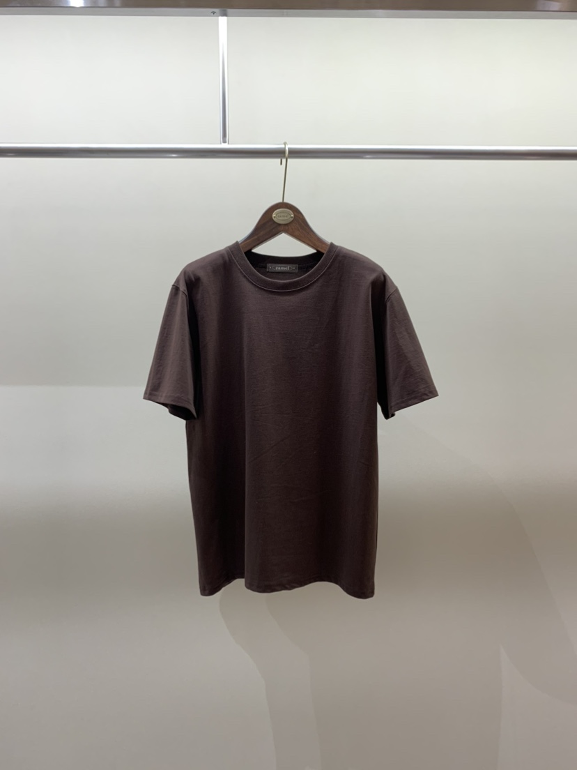 CAMEL-P東大門㊣直郵女士新品職業T恤絲綢Came_l 家T恤圖色2