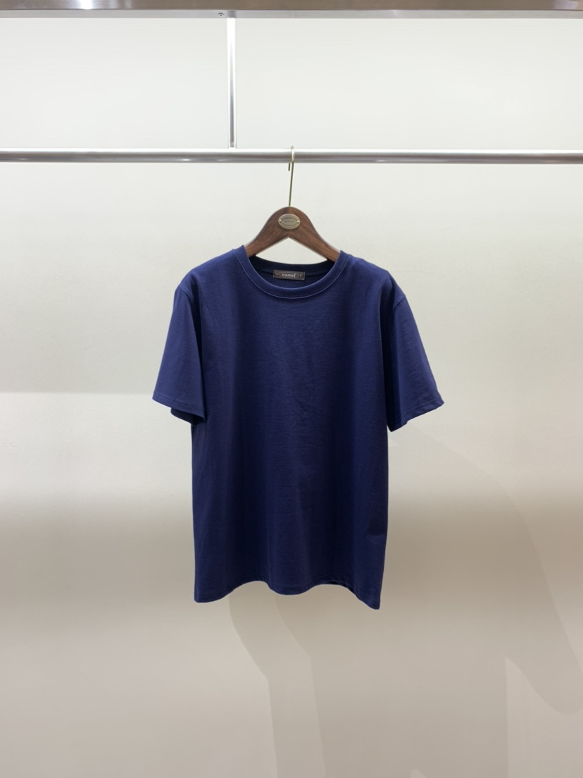 CAMEL-P東大門㊣直郵女士新品職業T恤絲綢Came_l 家T恤圖色4