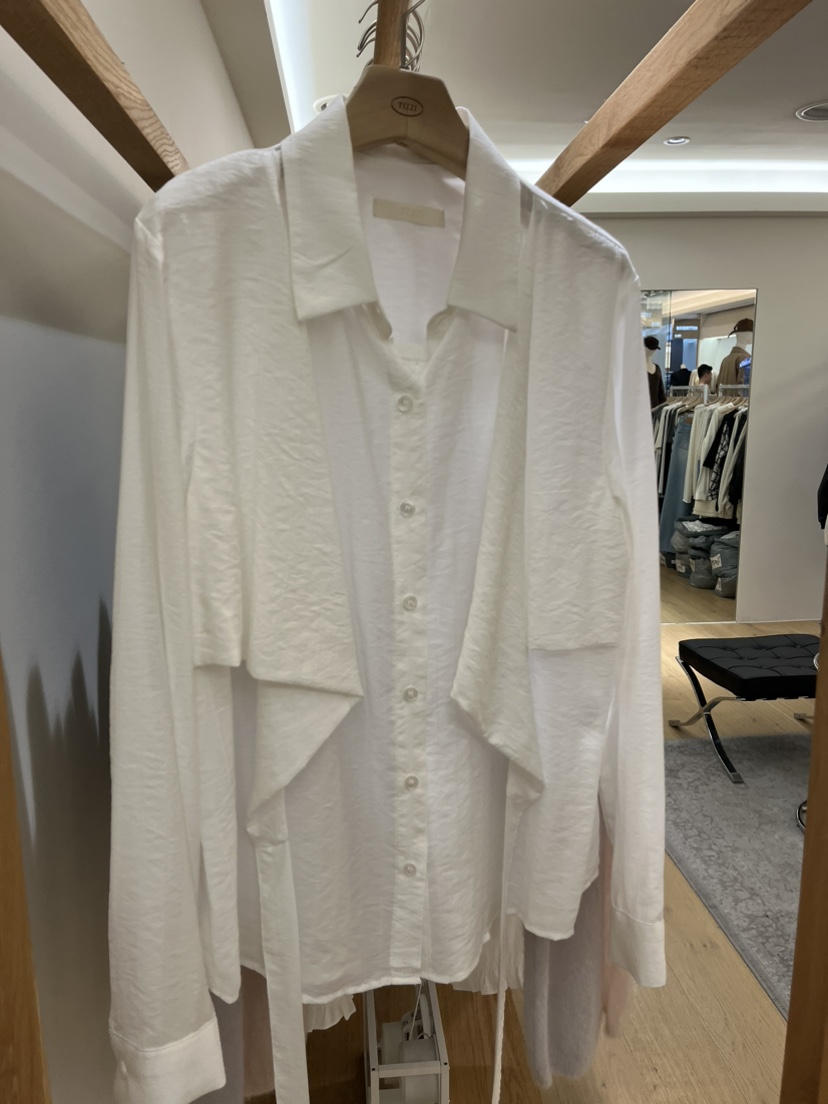 TIZZI韓國直郵㊣女裝新品推薦熱賣時尚休閑人氣真品襯衫蕾絲衫TIZZI襯衫/蕾絲衫圖色2