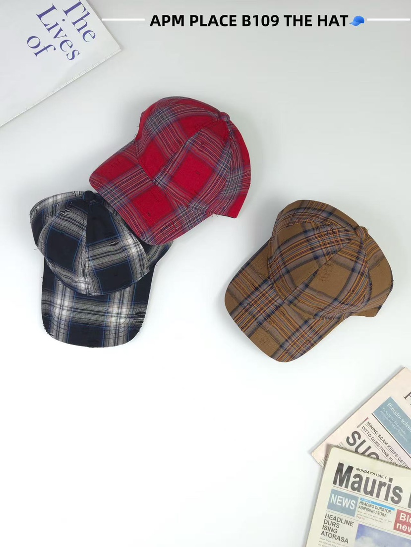 THE HAT-P東大門㊣代購女裝新品真品推薦25秋冬帽子復古格紋THE HAT帽子