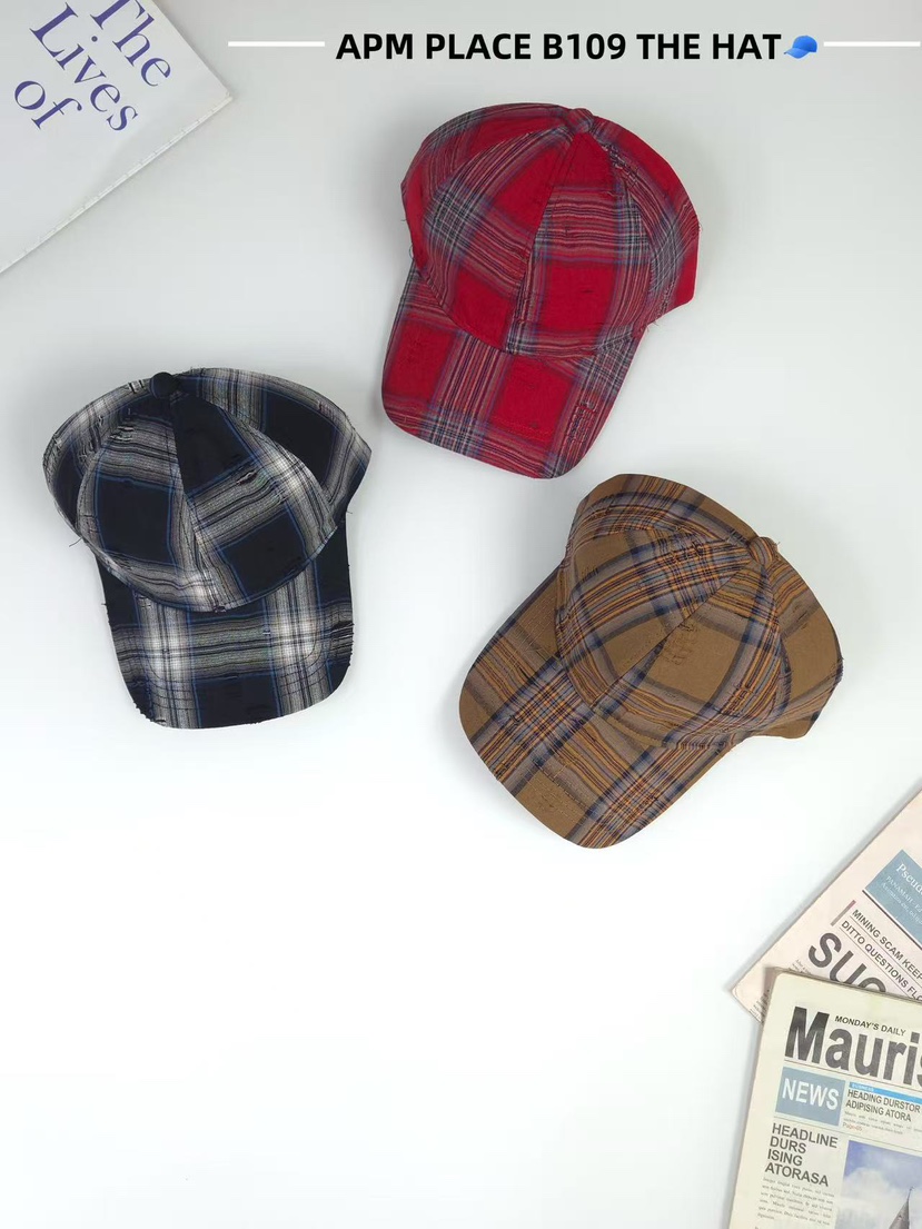 THE HAT-P東大門㊣代購女裝新品真品推薦25秋冬帽子復古格紋THE HAT帽子