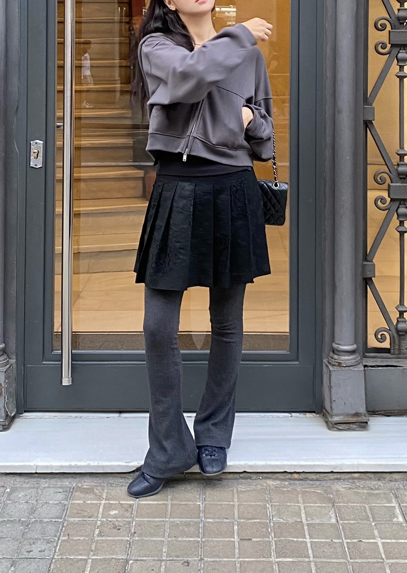 OUPPT東大門㊣代購女裝新款25秋冬人氣職業推薦真品休閑褲修身OUPPT休閑褲