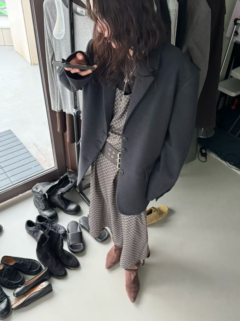 MINIMUZE韓國直郵㊣女士新款推薦時尚25秋冬職業人氣連衣裙MINIMUZE連衣裙