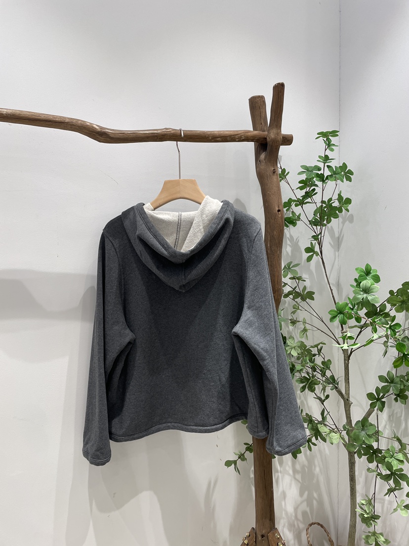 BLOOM東大門㊣實拍女裝新品人氣真品休閑推薦25秋冬夾克開衫連帽BLOOM-S夾克