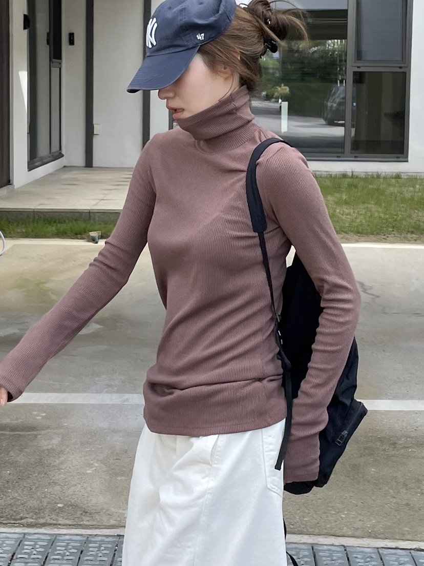 WATER/RIVER韓國直郵㊣女裝新款真品職業時尚休閑推薦長袖T恤WATER/RIVER長袖T恤