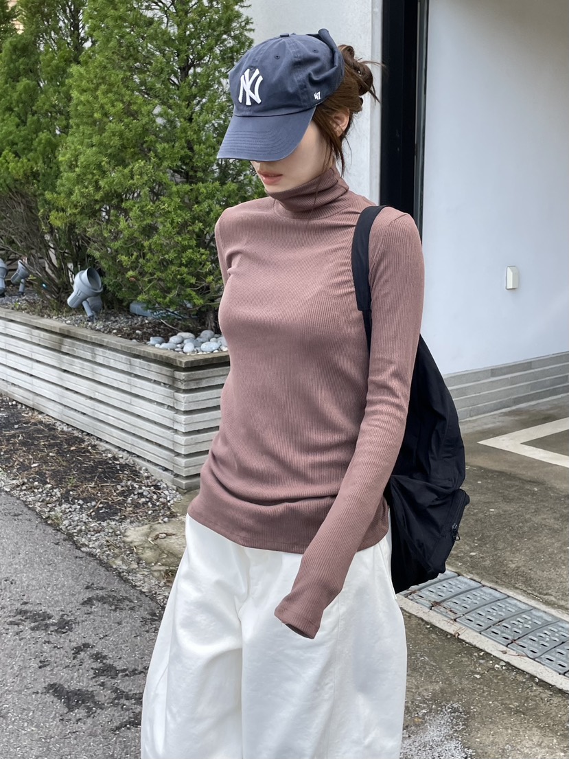 WATER/RIVER韓國直郵㊣女裝新款真品職業時尚休閑推薦長袖T恤WATER/RIVER長袖T恤