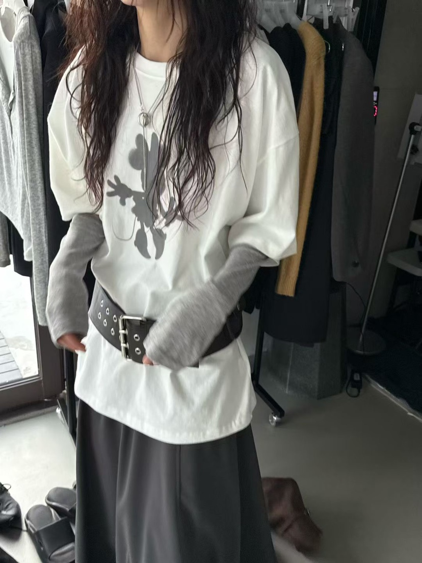 MINIMUZE東大門㊣實拍女士新品職業推薦時尚真品人氣25秋冬T恤MINIMUZET恤