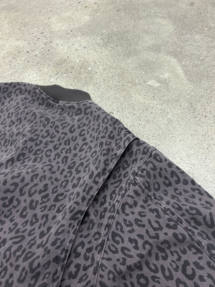HESTORY東大門㊣直郵女士新款熱賣25秋冬夾克男女同款復古豹紋HESTORY夾克