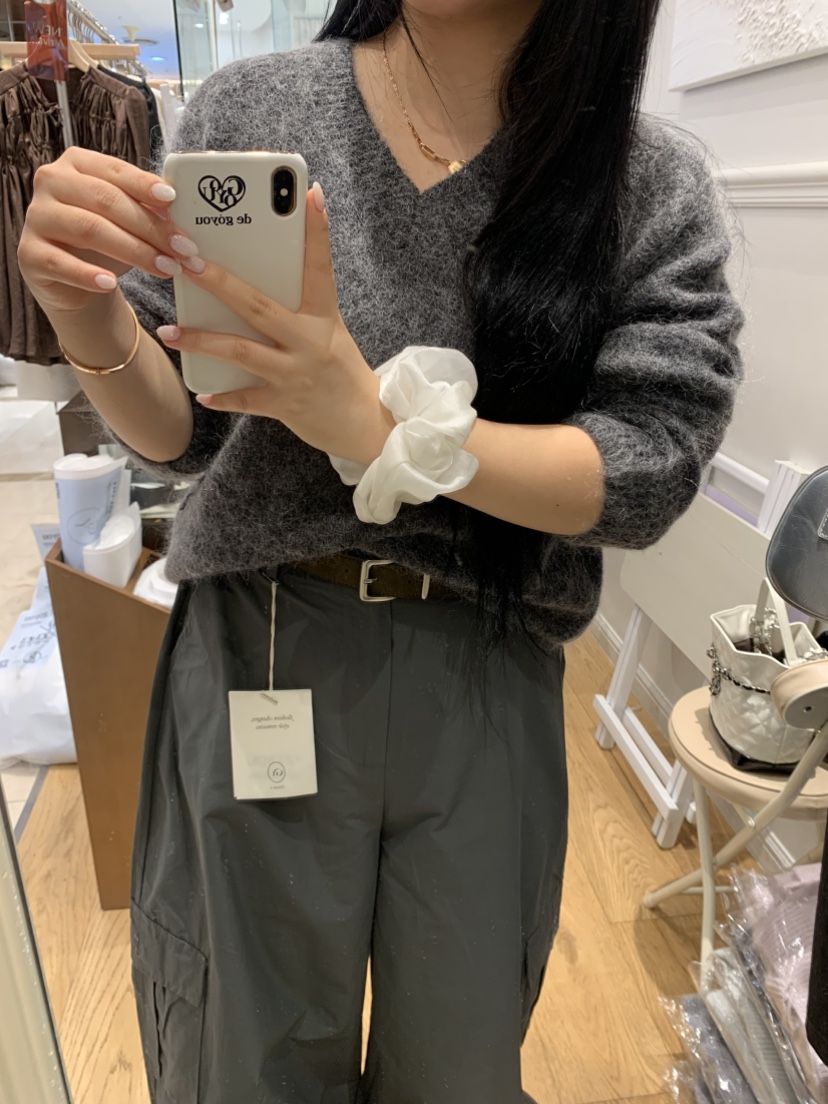 DE GO YOU東大門㊣實拍女裝新款真品推薦時尚休閑褲不含腰帶DE GO YOU休閑褲