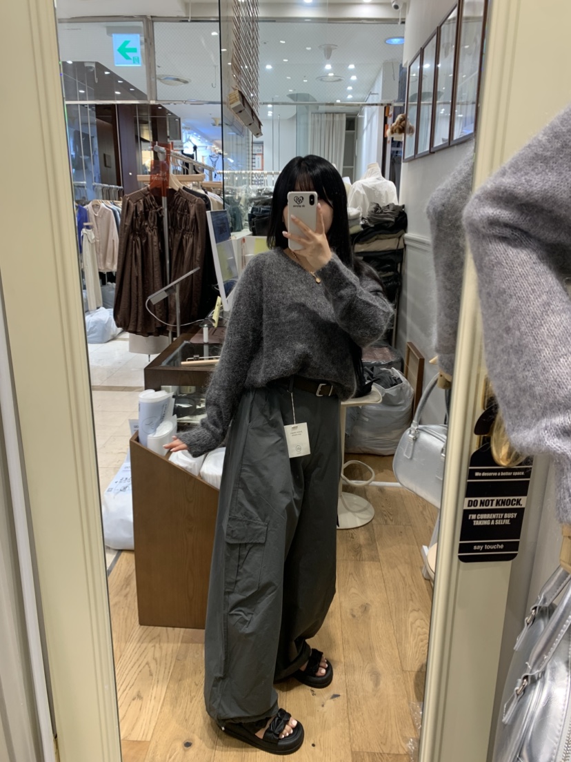 DE GO YOU東大門㊣實拍女裝新款真品推薦時尚休閑褲不含腰帶DE GO YOU休閑褲