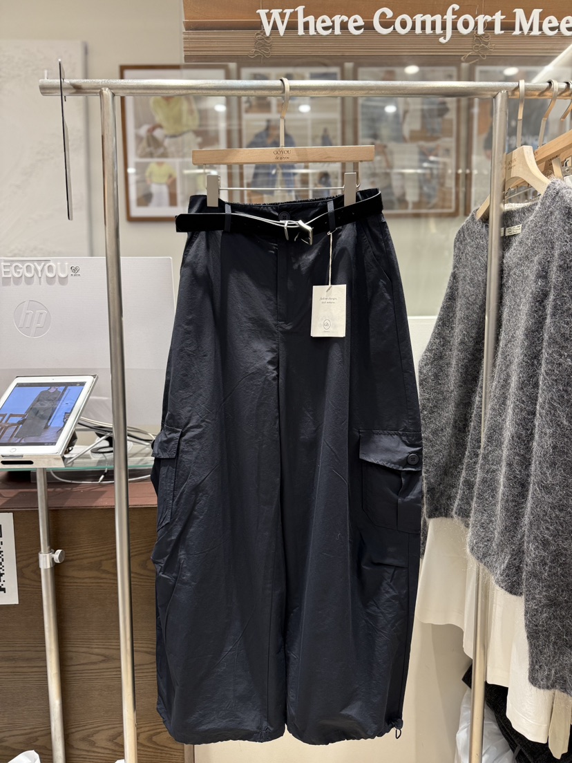 DE GO YOU東大門㊣實拍女裝新款真品推薦時尚休閑褲不含腰帶DE GO YOU休閑褲