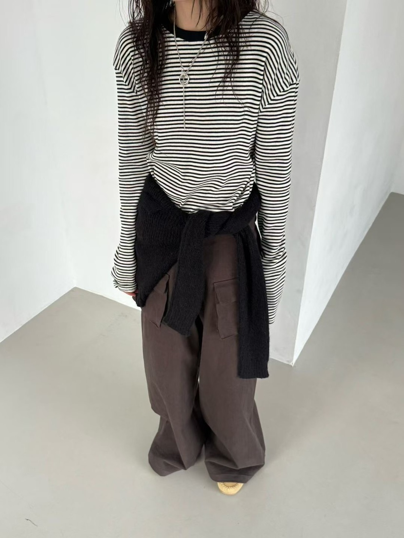 MINIMUZE東大門㊣代購女裝新品真品休閑推薦職業熱賣長袖T恤MINIMUZE長袖T恤