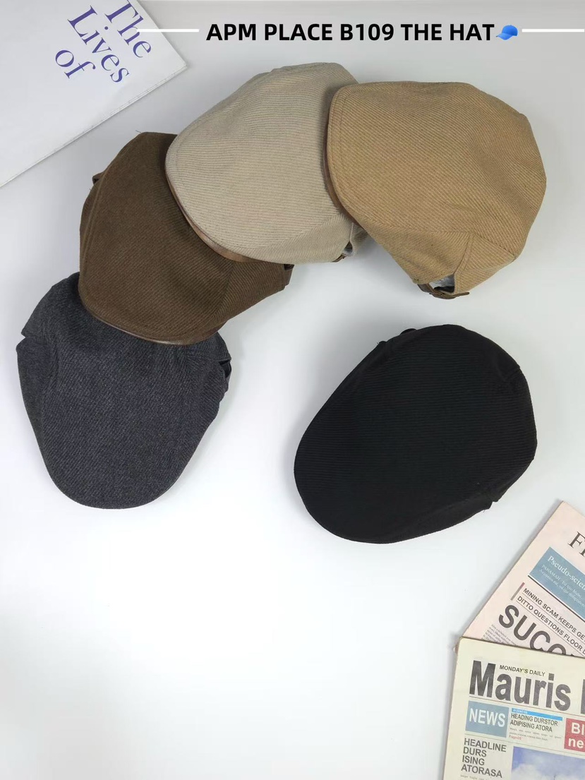 THE HAT-P韓國代購㊣女裝新款時尚熱賣職業休閑25秋冬帽子復古THE HAT帽子