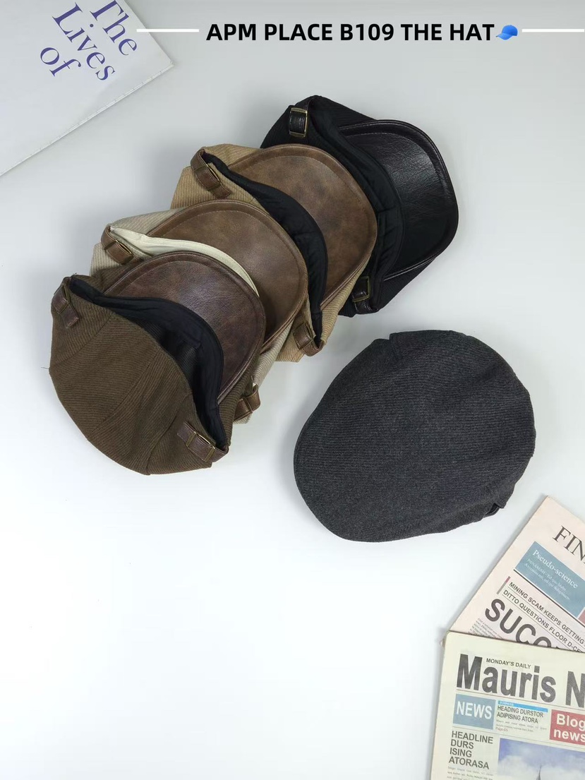 THE HAT-P韓國代購㊣女裝新款時尚熱賣職業休閑25秋冬帽子復古THE HAT帽子